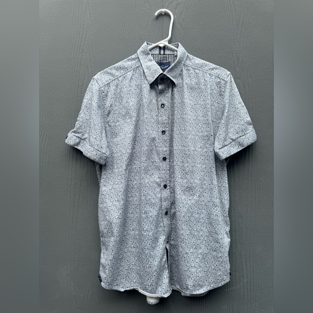 Robert Graham Men’s Short Sleeve Button Down Shirt Size LG